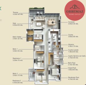 Departamento en venta, Laguna Park; Villahermosa, Tabasco