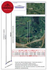 Rancho en venta, Fracción Chimeu; Balancán, Tabasco